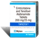 Taficita (Emtricitabine & Tenofovir Alafenamide 200mg / 25mg) Tablets