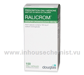 Ralicrom 100mg (Sodium Cromoglycate) 100 Capsules/Pack