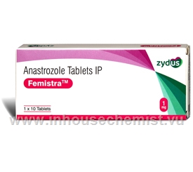 Femistra (Anastrozole 1mg) Tablets / pack