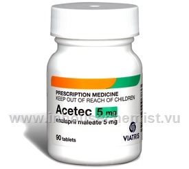 Acetec (Enalapril 5mg) 90 Tablets