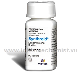 Synthroid Viatris (Levothyroxine 50mcg) Tablets