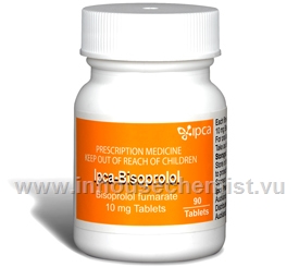 Bisoprolol IPCA (Bisoprolol 10mg) 90 Tablets/ Pack