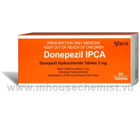 Donepezil Rex (Donepezil 5mg) 84 Tablets/Pack