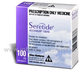 Seretide 100 50 Accuhaler (allen+hanburys) - Inhousechemist.vu